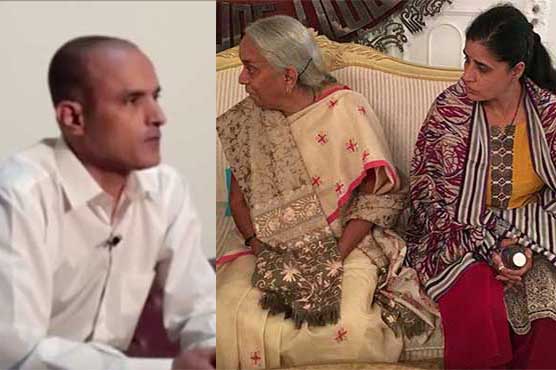 Indian spy Jadhav's wife, mother meet him at Pakistan Foreign Office 