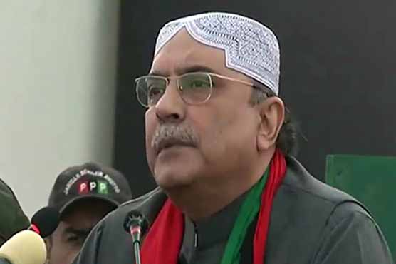 Zardari challenges opponents, says PPP will win General Elections 2018