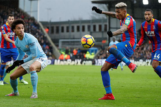 Man City winning run ends in draw at Crystal Palace