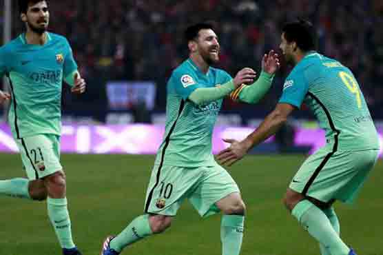 Suarez, Messi score as Barca edge Athletico 2-1 in CDR 1st leg
