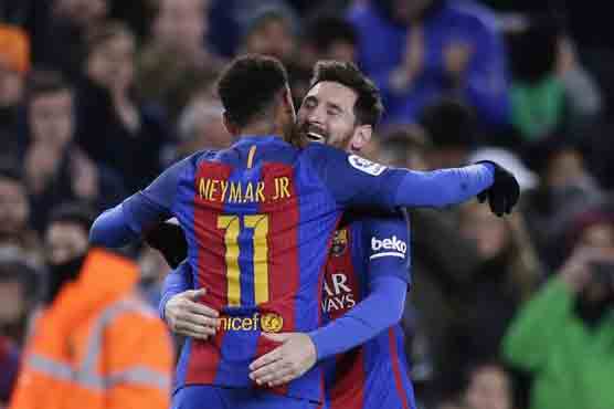 Barcelona thrash Bilbao 3-0 as Messi scores again