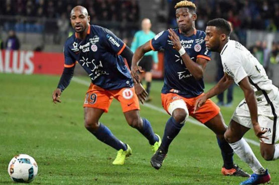 Football: 10-man Monaco edge Montpellier to build lead
