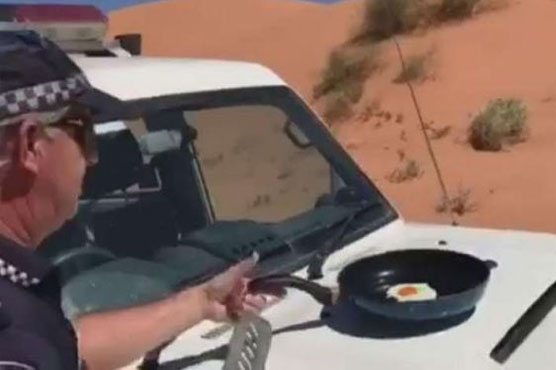 It's hot enough to fry an egg on a car in Australia!