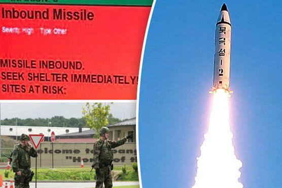 US airbase in panic after receiving false missile attack warning