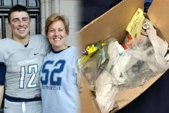 Mom mails garbage to son as reminder to take out the trash