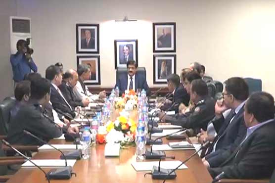 CM Sindh chairs meeting to review law and order situation