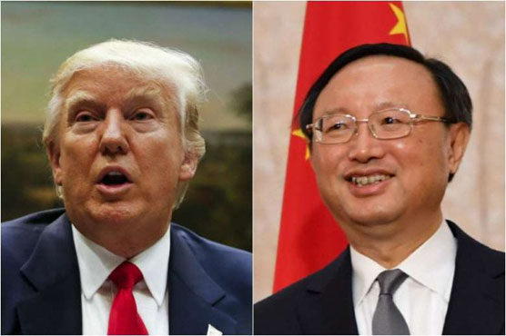 Trump meets China's top diplomat amid tensions