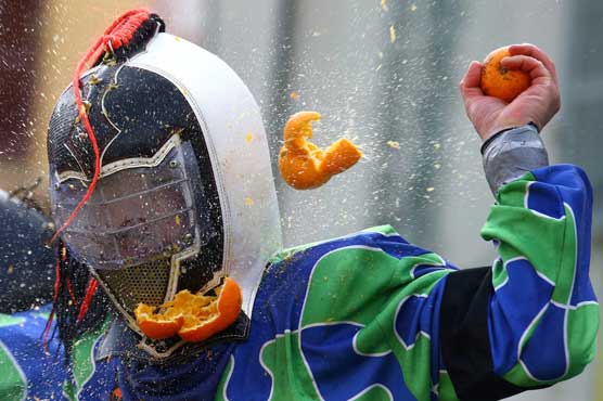 'Battle of the Oranges' gets underway in Italy