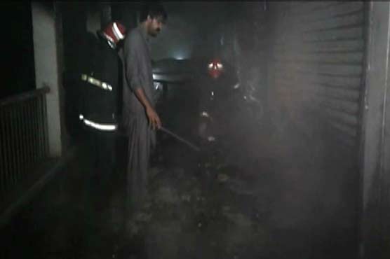 Multan: Fire gutted three shops