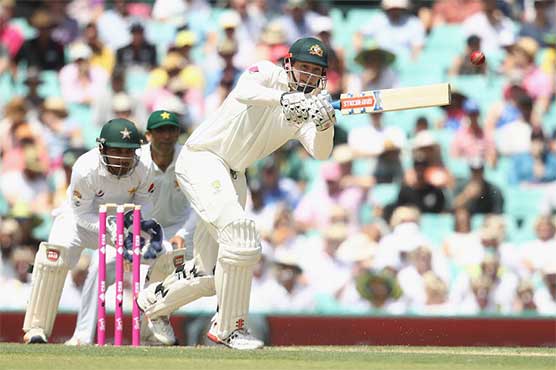 Renshaw nearing century at tea after Warner ton in Pakistan Test
