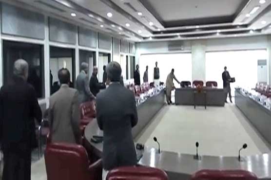 Parliamentary parties' meeting on military courts' extension inconclusive