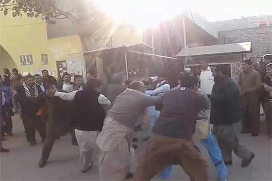 Court turns into battleground as parties engage in scuffle