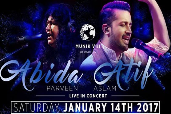 Abida Parveen, Atif Aslam to perform live in Karachi