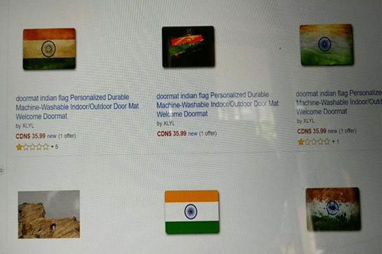 Amazon halts sales of Indian flag doormat after visa threat
