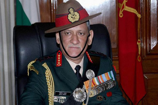 Indian army chief threatens Pakistan with surgical strikes