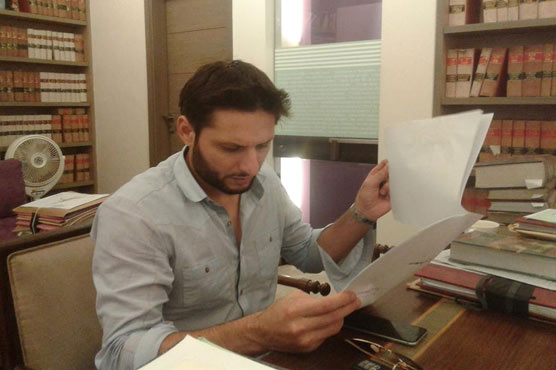 Afridi congratulated on 'Sindh Governor' nomination