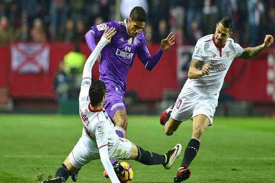 Football: Sevilla late show ends Madrid's 40-game unbeaten run