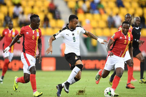 Football: Andre Ayew gives Ghana narrow win over Uganda