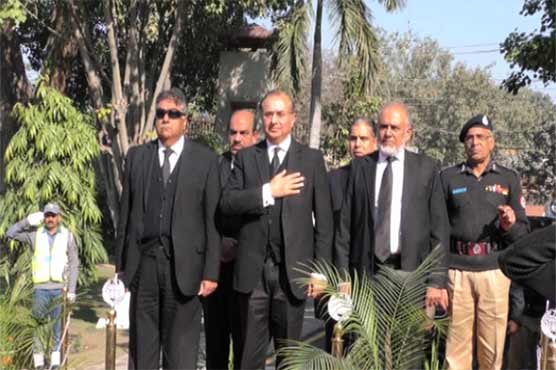 LHC Chief Justice visits Punjab Inspector General office
