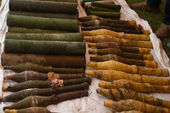 Karachi: Arms, explosives seized from terrorists destroyed