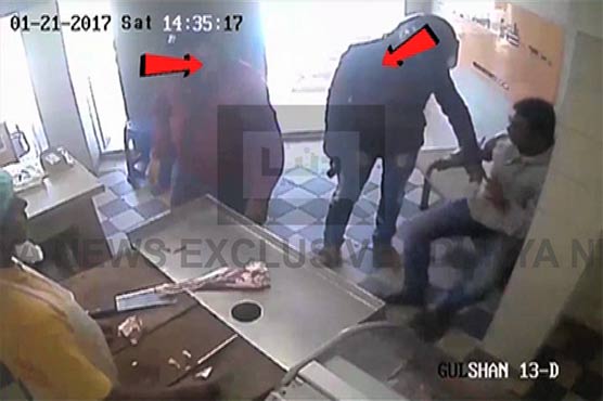 Karachi: CCTV footage of burglary at meat shop surfaces