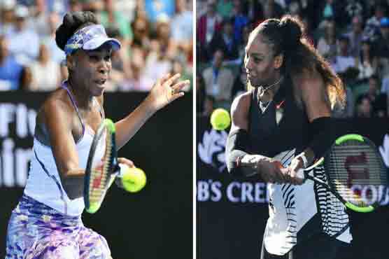 Venus Williams stands between her sister Serena and the history