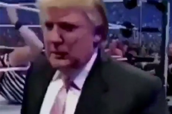 Trump seen beating 'CNN' in new video