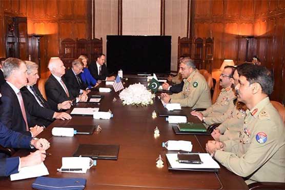 US Senate delegation calls on General Qamar Bajwa