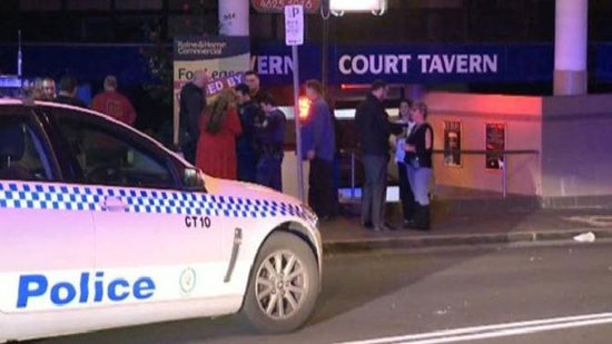 Man's fingertip bitten off in Sydney reception