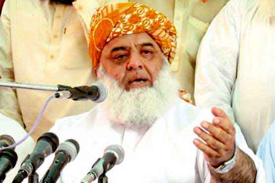JIT has become controversial, expresses Fazal-u-Rahman
