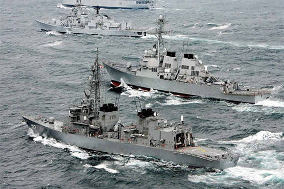 India holds naval exercises with US, Japan