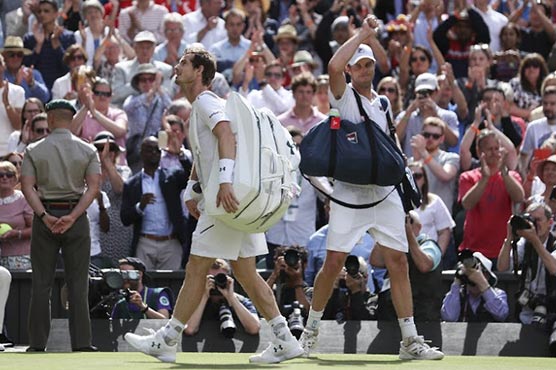 Querrey knocks hobbling Murray out of Wimbledon