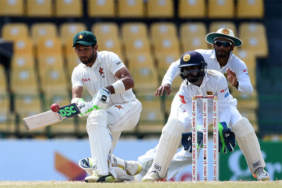 Raza 97 puts Zimbabwe on top in Sri Lanka Test