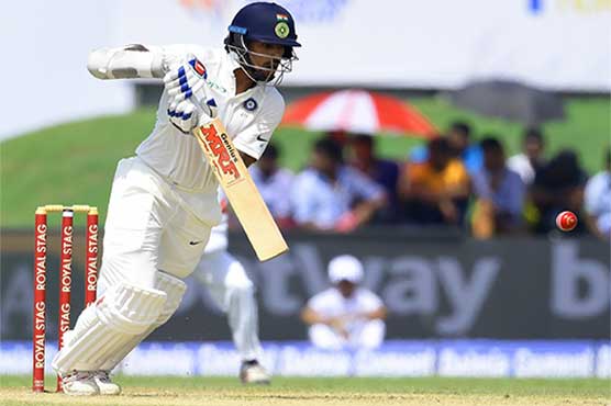 Dhawan leads strong start by India in first SL Test