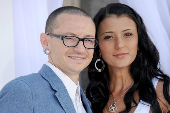 Chester Bennington's widow speaks up about husband's suicide