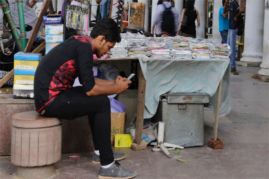 India's mobile internet use increases ninefold