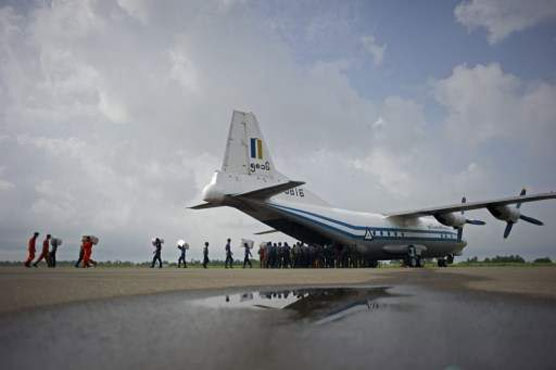 Rescuers pull bodies from plane wreck in Myanmar sea
