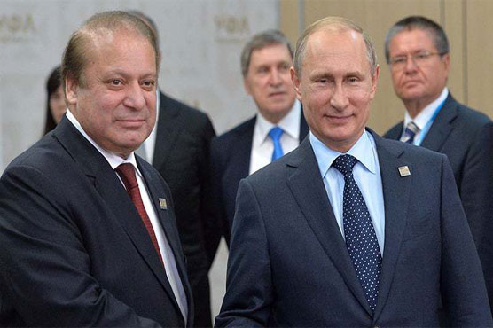 PM Nawaz meets Russian President Putin in Astana