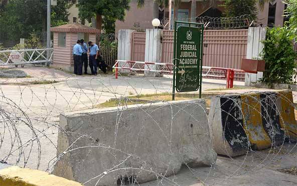 Panamagate: Strict security arrangements ahead of PM's arrival at judicial academy