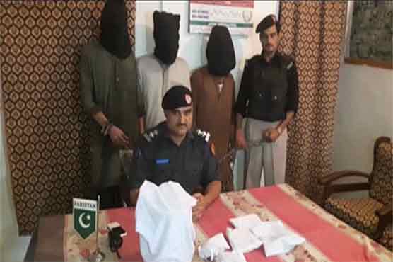 Police apprehend three terrorists in Swabi
