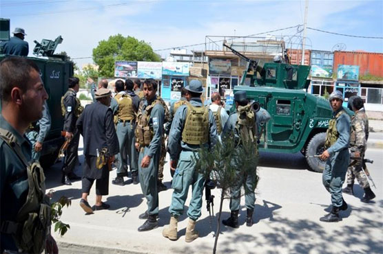 One officer killed as Taliban storm Afghan police compound