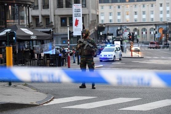 Soldiers shoot attacker in Brussels 'terrorist' blast