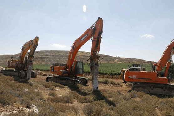 Israel starts work on new settlement amid US peace push