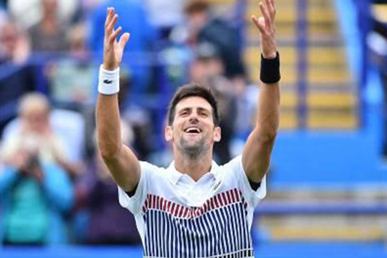 Djokovic battles past Young in Eastbourne quarters