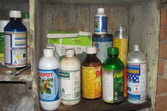 Case registered against two suspects for keeping substandard pesticides