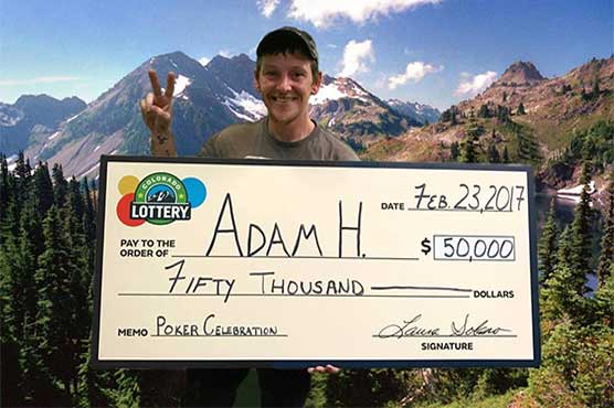 Homeless man wins $50,000 lottery prize