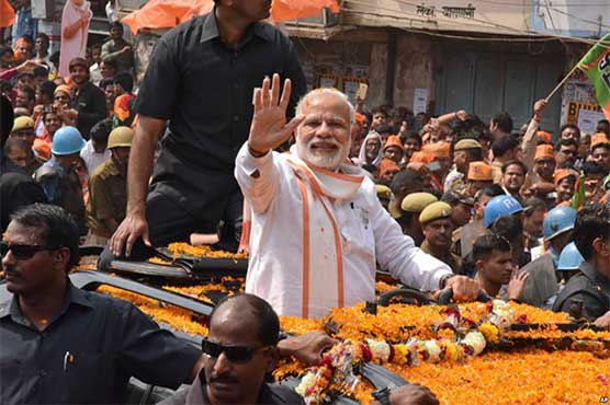 Modi set to tighten grip as India awaits results