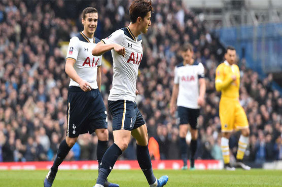Football: Son shines but Kane injury mars Spurs stroll