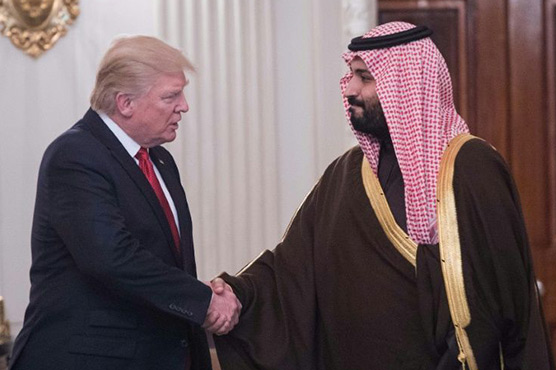 Trump meets top Saudi prince as Yemen war rages