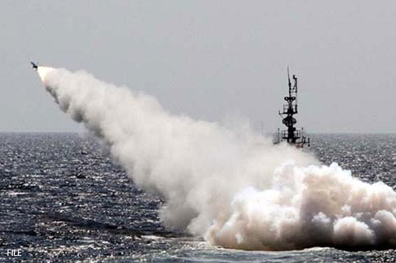 Pakistan Navy successfully tests surface to sea missile